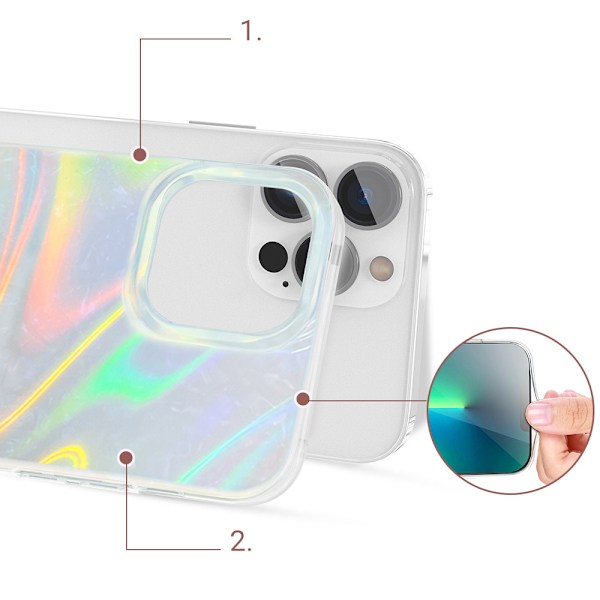 Kingxbar Shell Series Lyxigt Elegant Fodral för iPhone 13 Pro Pä