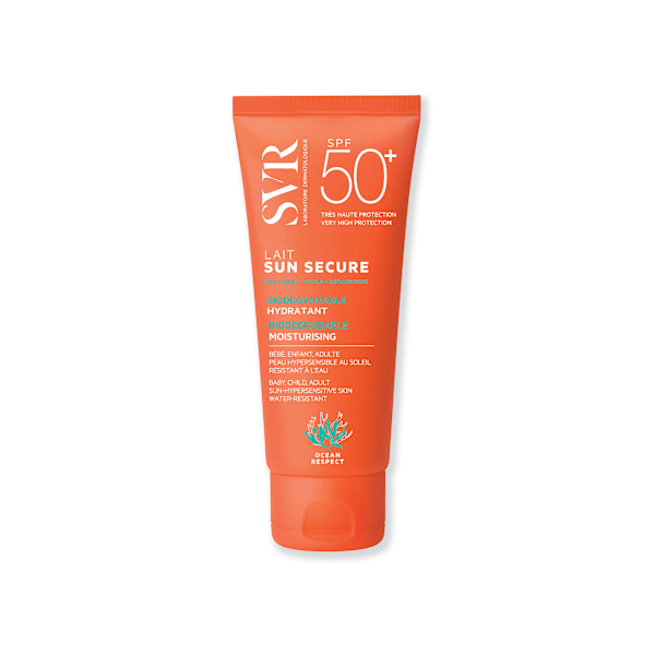 SVR, Sun Secure Lait, Biohajoava kosteuttava aurinkovoide SPF 50+, 100 ml