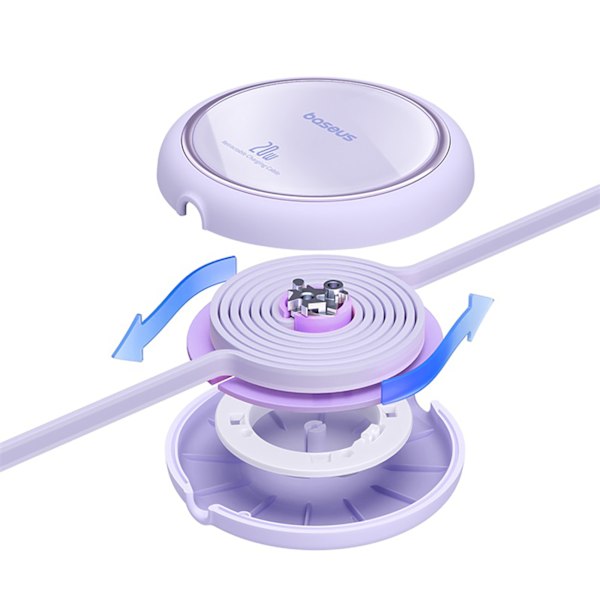 Baseus Free2Pull Retraktabel USB-C / Lightning-kabel 20W 1m - Li