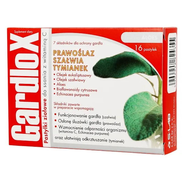 Sväljbara örttabletter mot halsirritation med Salvia och Timjan