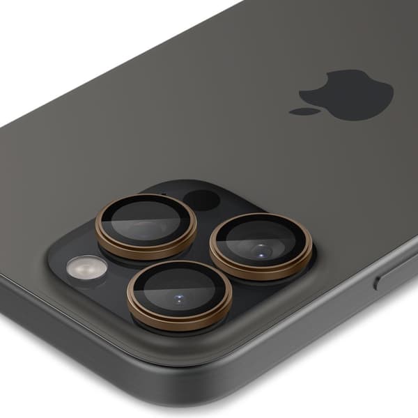 Spigen Optik Pro GLAS.TR ”EZ FIT” 2-PACK Kameraskydd för iPhone