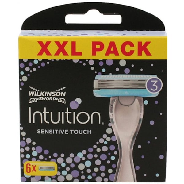 Wilkinson Intuition Rakhyvel med 6 Refillblad - Importerad från