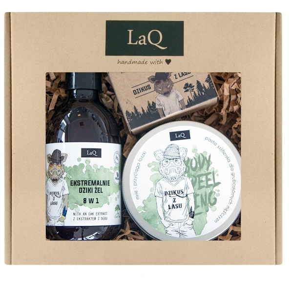 Djupa Skogar Spa Ritual Set/ 300 ml Duschgel + 200 ml Peeling +