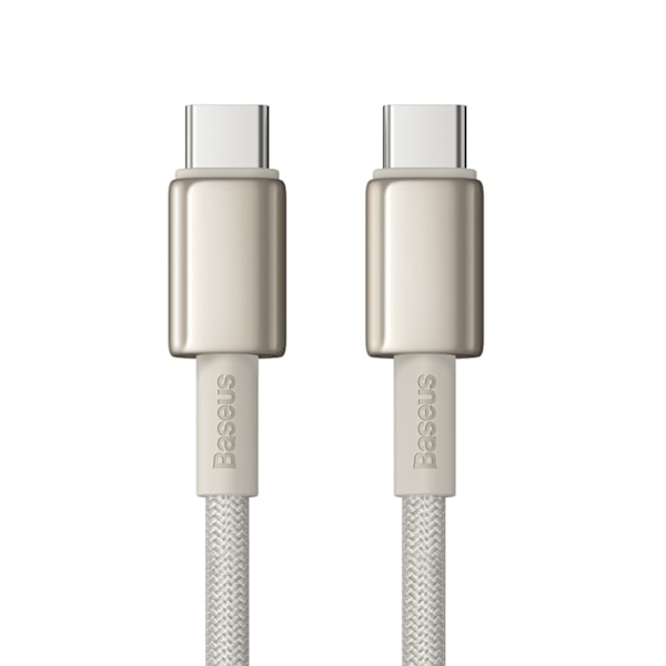 Baseus Tungsten Guld USB-C till USB-C Kabel 100W 1m - Guld