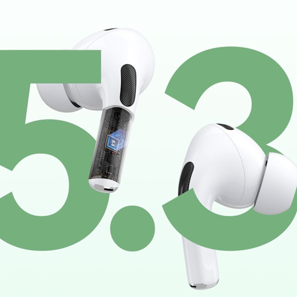 Dudao U19 True Wireless Bluetooth 5.3 Hörlurar med LED-skärm - V