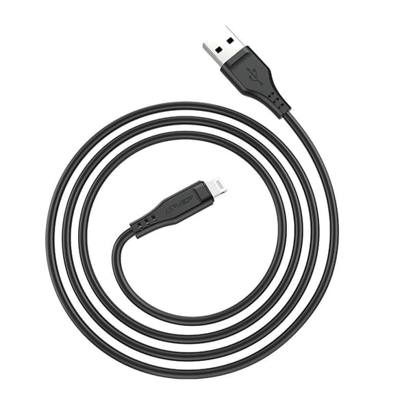 Acefast MFI-certifierad USB till Lightning-kabel 1/2m 2/4A/ Svar