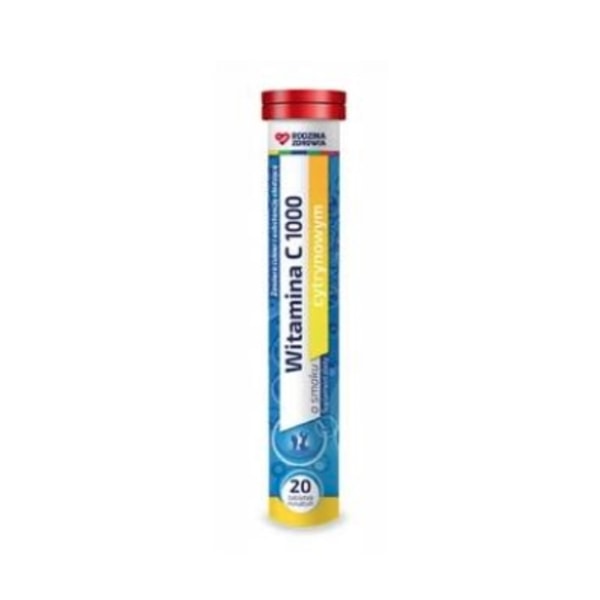 Familjehälsa C-vitamin 1000mg - 20 brustabletter