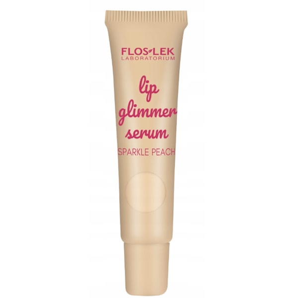 Floslek Laboratorium Glimmer Läppserum/ Sparkle Peach/ 14 g