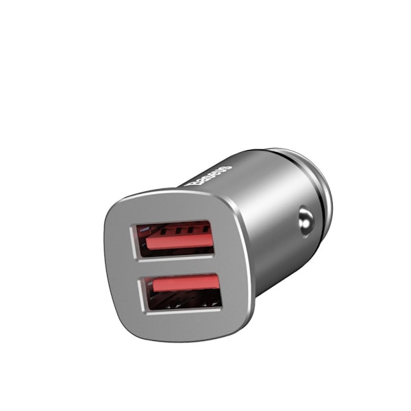 Baseus Kvadratisk Intelligenta Bil-Laddare 2X USB QC3.0 Snabblad