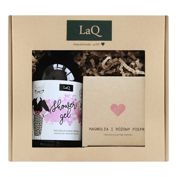LaQ Kicia Magnolia Duschgel & Kroppssmör Set/ 500ml + 200ml