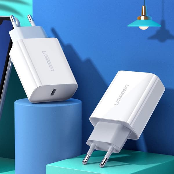 Ugreen USB Väggladdare Power Delivery 3.0 Quick Charge 4.0+ 20W