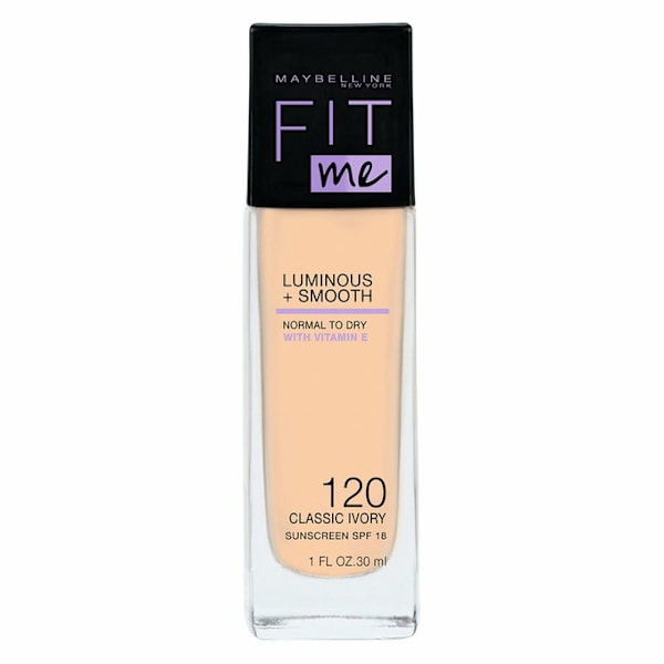 Maybelline Fit Me Lysande + Jämnande Foundation 120 Classic Ivor