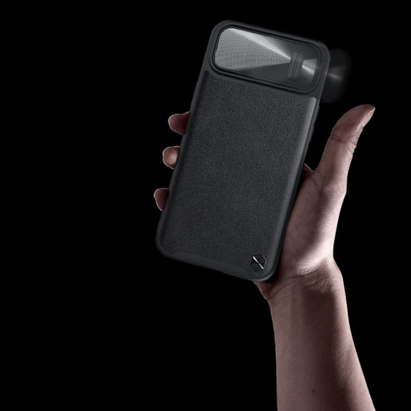 Nillkin CamShield Leather S Fodral för iPhone 14 med kameraskydd