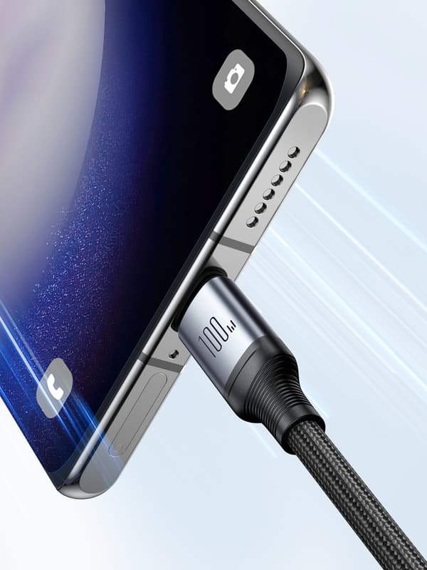 Joyroom Kabel Speedy S-A21: 2-i-1 USB-C/USB-C/ 100W/ 1.5m - Svar