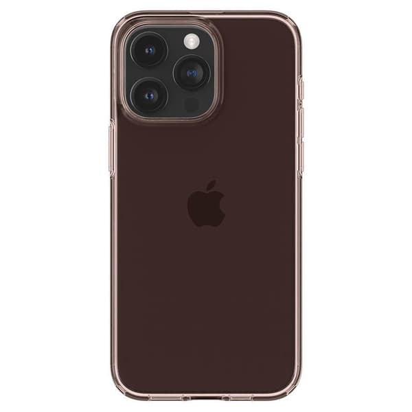 Spigen Crystal Flex Skal för iPhone 15 Pro Max - Rosa Transparen