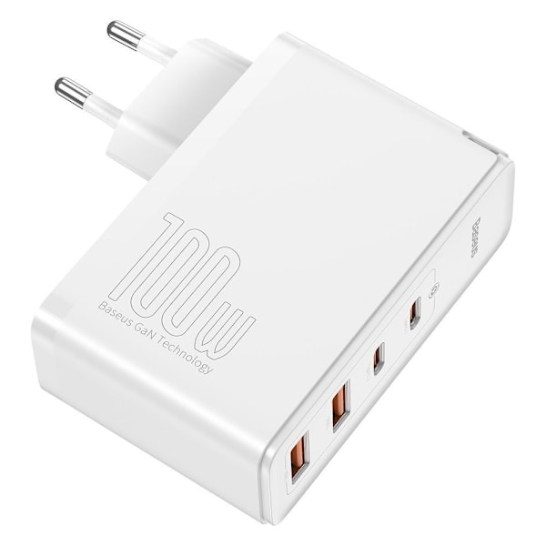 Baseus GaN2 Pro Snabbladdare 100W USB/USB-C Quick Charge 4+ Powe