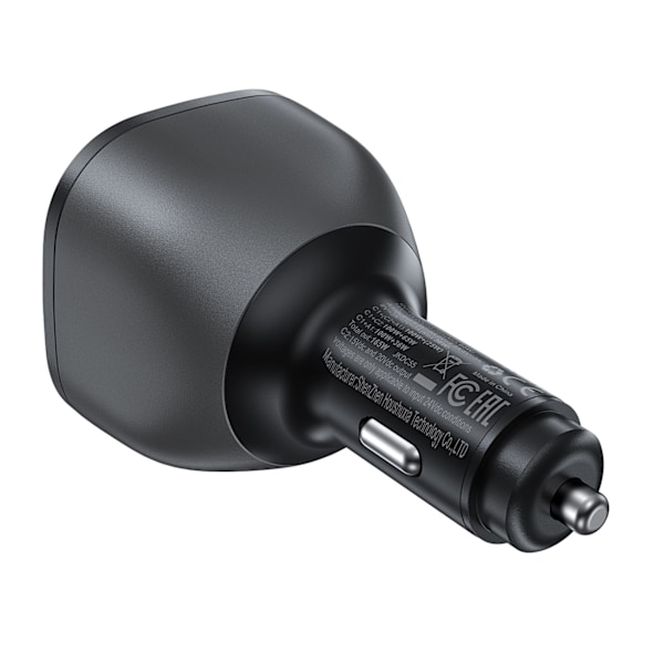 Acefast Bil-laddare B14 165W med 2x USB-C och 1x USB-A - Svart