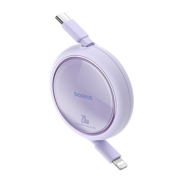Baseus Free2Pull Retraktabel USB-C / Lightning-kabel 20W 1m - Li