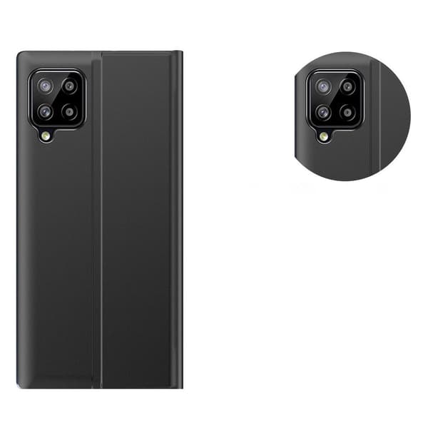 Samsung Galaxy A22 4G Blå Smart Cover Fodral med Fällbart Lock