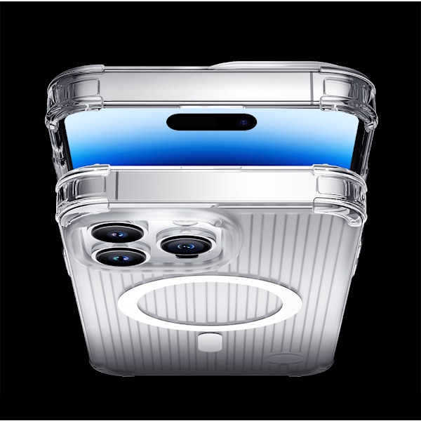 Kingxbar PQY Go Out Series Magnetiskt Fodral iPhone 14 MagSafe S