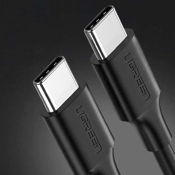 Ugreen USB-C till USB-C Kabel PD QC 3A 480Mb/s 2m - Svart