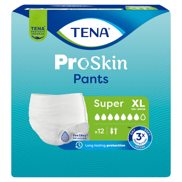 Tena Byxor ProSkin Absorberande Underkläder Super XL/ 12-pack