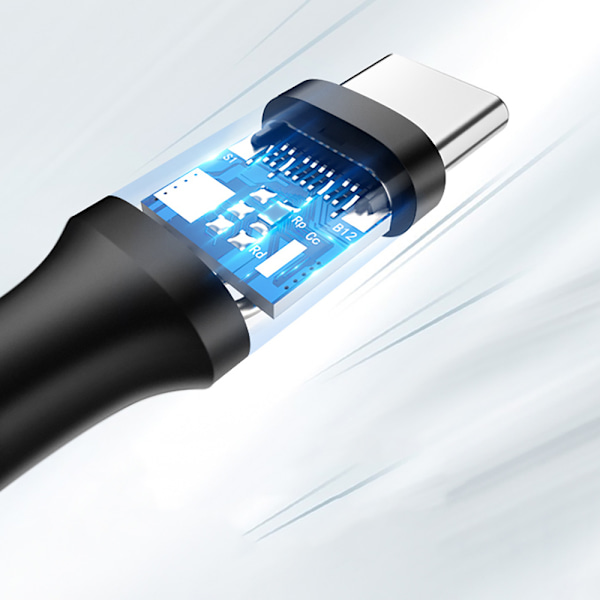 Ugreen US287 60114 Kabel USB-A/USB-C 3A 0.25m - Svart