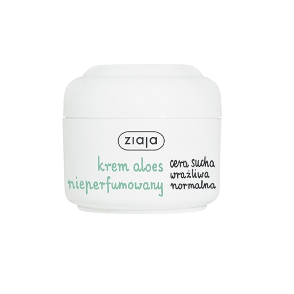 Ziaja Bio Aloe Oparfymerad Kräm för Torr och Känslig Hud/ 50 ml