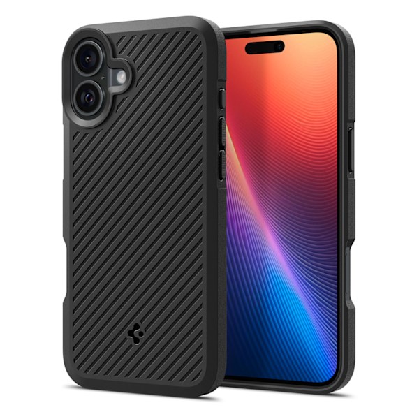 Spigen Core Armor Skyddsfodral för iPhone 16 Plus - Svart