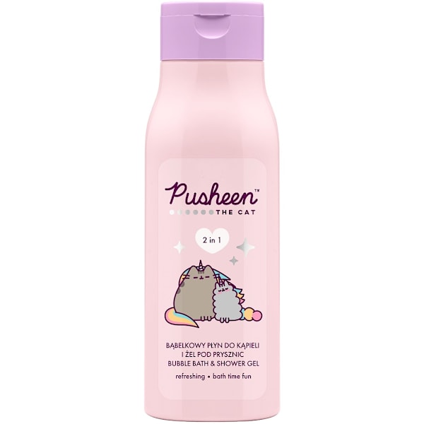 Pusheen Kylpy- ja Suihkugeeli, 400 ml, Hellävarainen Iholle