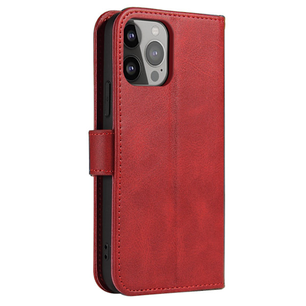 Elegant Magnetisk Plånboksetui med Ställfunktion för iPhone 15 P