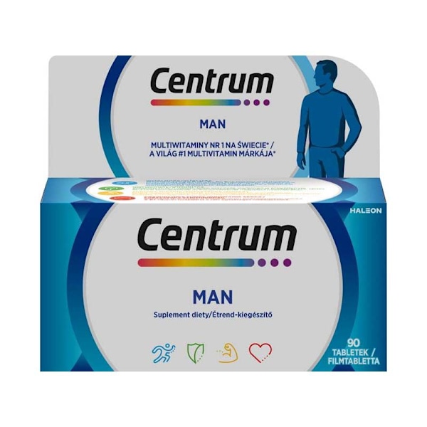 Centrum Man Multivitaminer för Män/ 90 Tabletter
