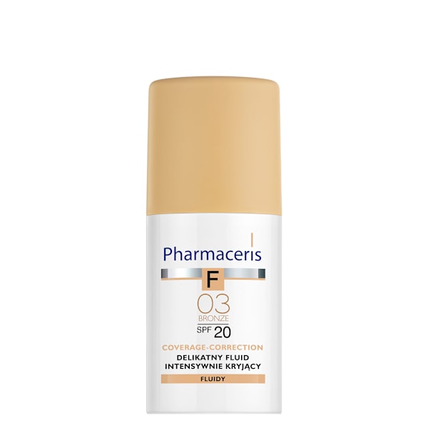 Pharmaceris F 03 Bronz Flytande Täckstift SPF 20 - Skydd & Täckn