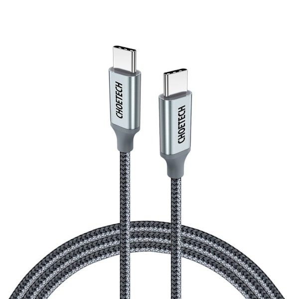Choetech USB-C till USB-C Kabel XCC-1002-GY/ PD QC 100W/ 5A/ 480