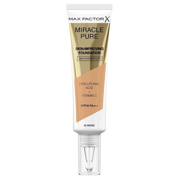 Max Factor Miracle Pure SPF30 PA+++ Foundation för Hudförbättrin