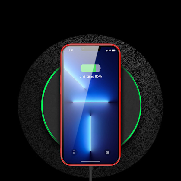 Dux Ducis Yolo elegant konstläderfodral för iPhone 13 Pro i rött