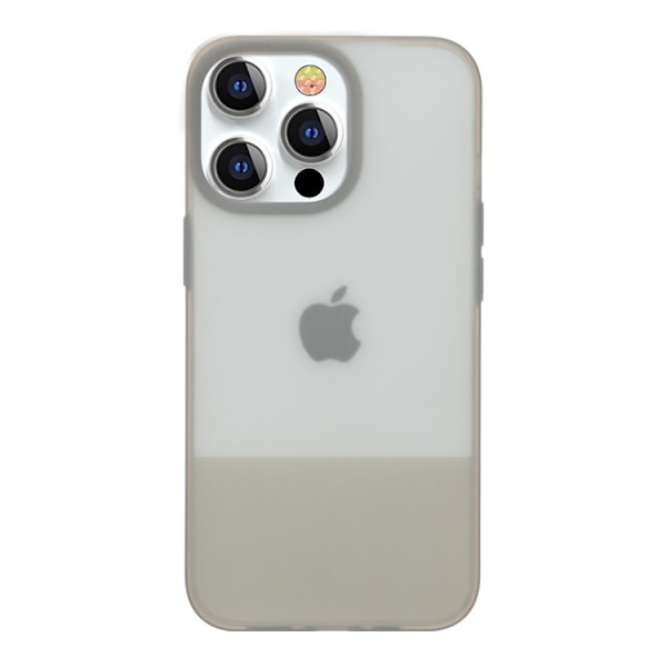 Kingxbar Plain Series skal för iPhone 13 grå silikonfodral