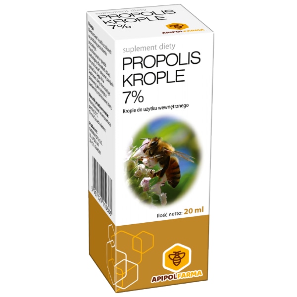 Propolis Tinktur 7% Oralt Droppar 20 ml