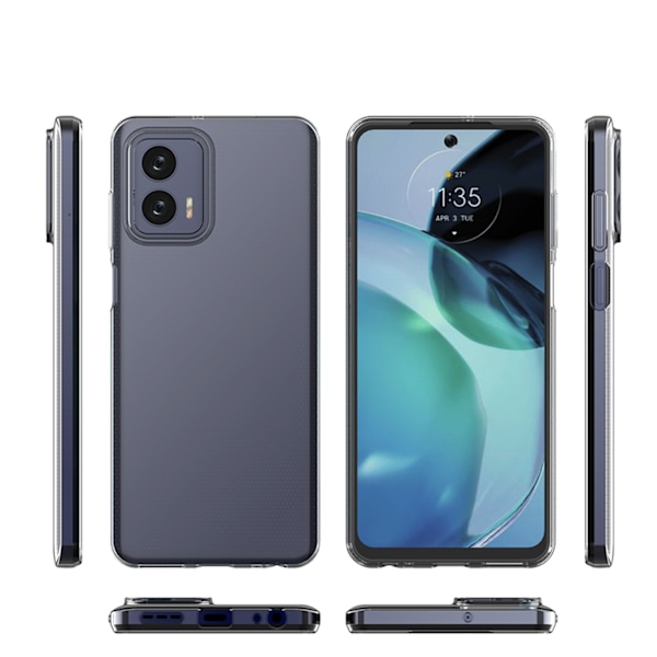 Tunn Transparent 0.5mm Skal för Motorola Moto G73 5G - Ultra Kla