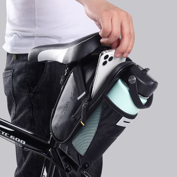 Wozinsky cykelväska under sadel 1/5 L svart (WBB20BK)