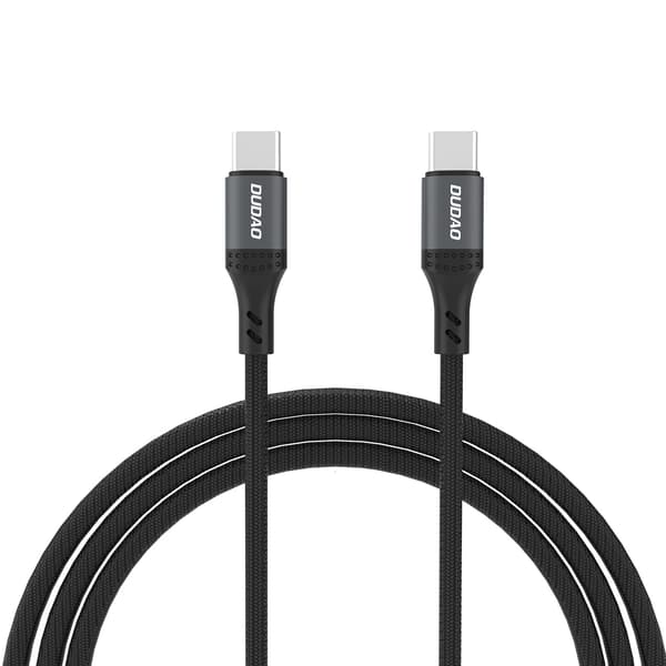 Dudao L3CC USB-C till USB-C Kabel 60W 2m Svart Flätat