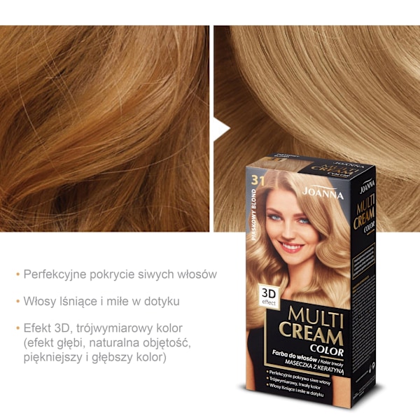 Multifunktionell Kräm Färg 31 Sandig Blond