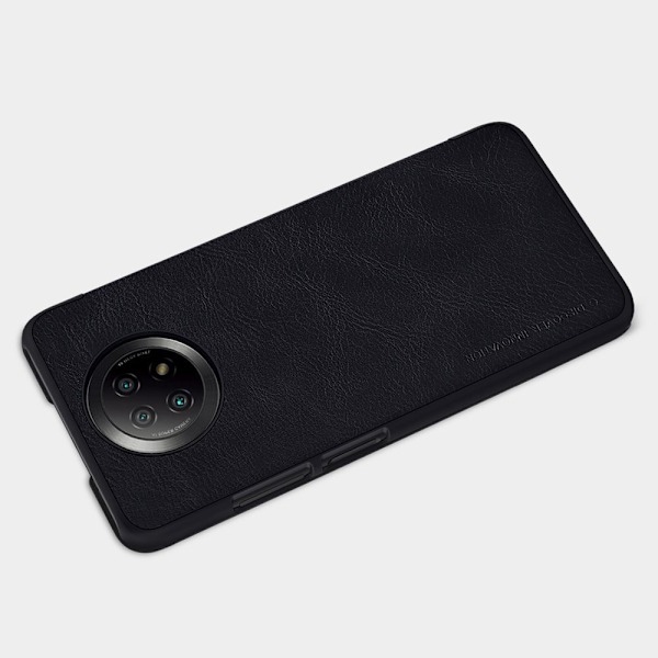Nillkin Qin Läderfodral för Xiaomi Redmi Note 9T 5G Svart