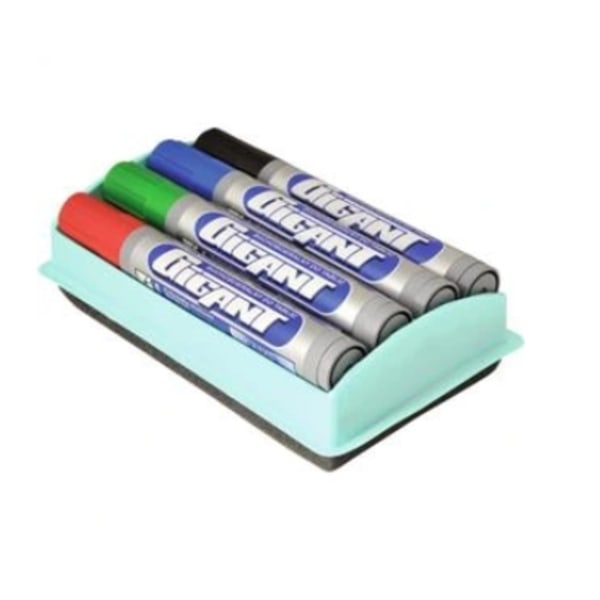 Kamet/ Whiteboard Markers 4 stycken + Svamp