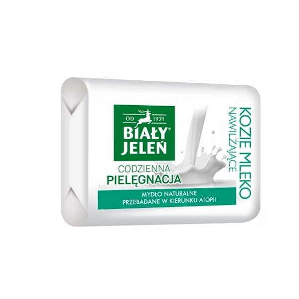 Biały Jeleń Tvål med Getmjölk/ Fast Form/ 100g