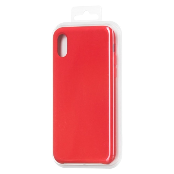 Skyddande Silikonskal för iPhone 11 Pro - Elastiskt Rött Fodral