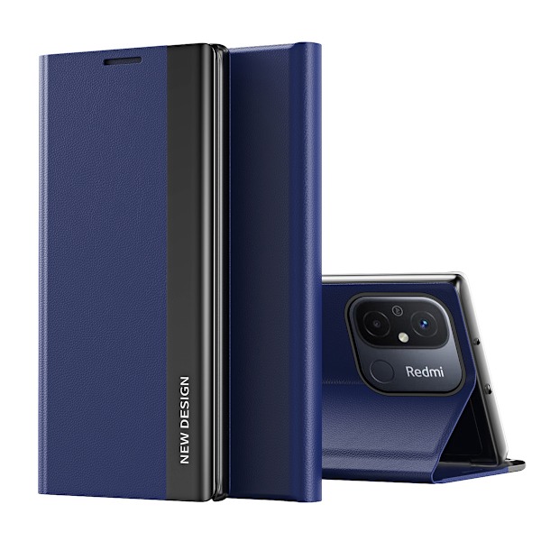Fodral med Stativfunktion i Blått för Xiaomi Redmi Note 12 Pro+