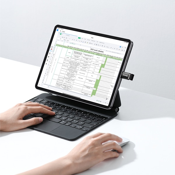 Baseus Ingenuity Series Adapter USB-C till USB-A/ 10Gb/s/ Svart