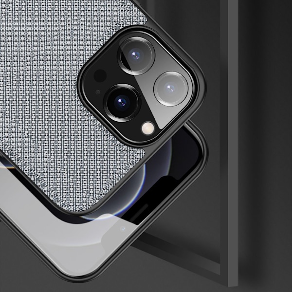 Dux Ducis Fino nylonfodral för iPhone 13 Pro Max/ grå