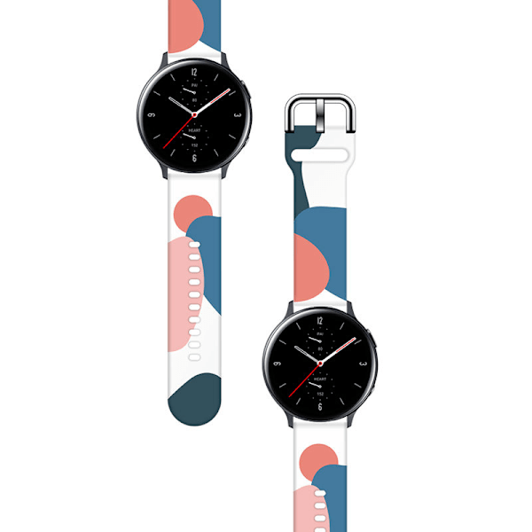 Samsung Galaxy Watch 46mm Silikonarmband i Kamouflage Design - R